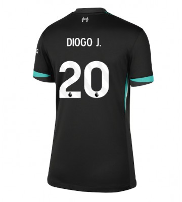 Liverpool Diogo Jota #20 Replica Away Stadium Shirt for Women 2024-25 Short Sleeve